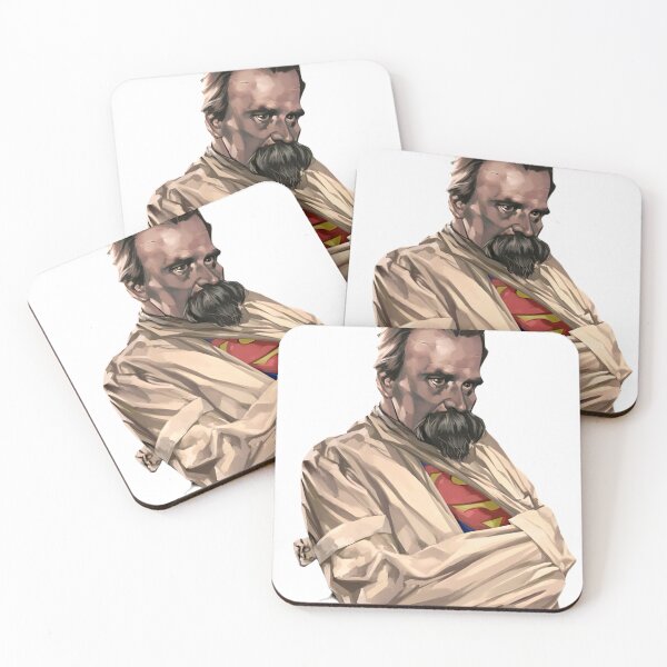 Item preview, Friedrich Nietzsche Übermensch sticker designed and sold by deztees.