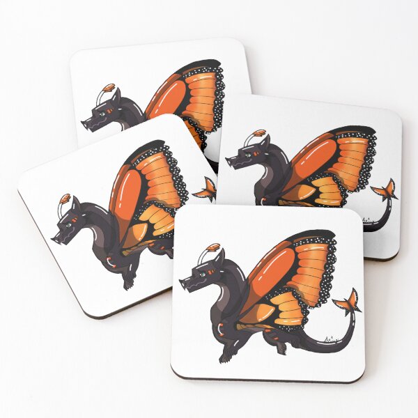 Item preview, Orange Monarch Butterfly Dragon designed and sold by AquadaxDragon.