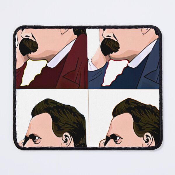 Item preview, sticker Friedrich Nietzsche sticker pack designed and sold by deztees.
