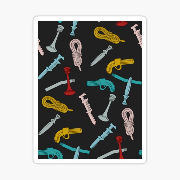 Murder Weapon - Charcoal Sticker