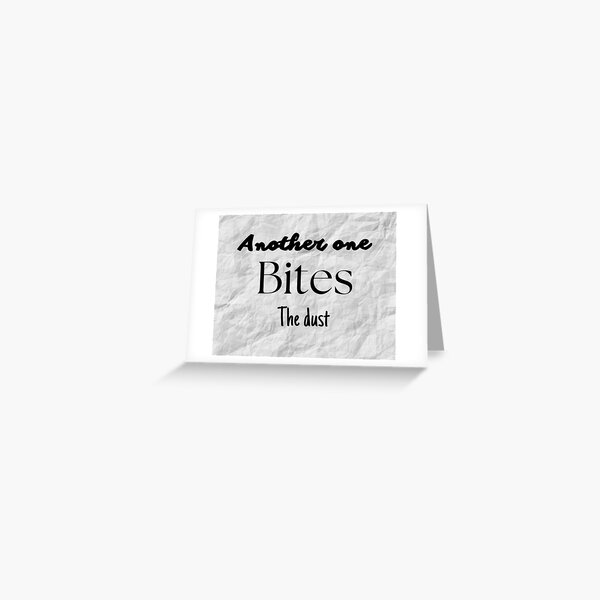 Another one bites the dust Sticker for Sale by Stickkersbys