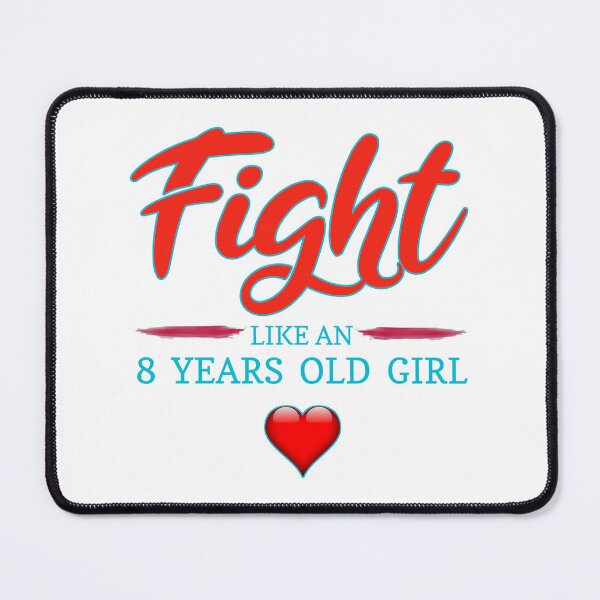 Item preview, Fight like an 8 years old girl shirt  designed and sold by cizito.