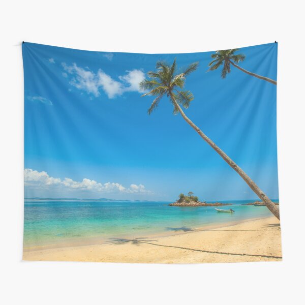 Tropical Palm Trees Tapestry