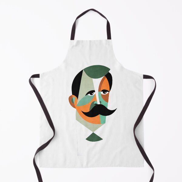 Item preview, Friedrich Nietzsche sticker picaso type art designed and sold by deztees.