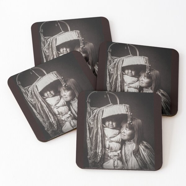 Item preview, Apache mom with baby designed and sold by lobodelnoir.