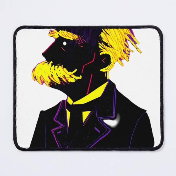 Item preview, Friedrich Nietzsche , sticker purple designed and sold by deztees.