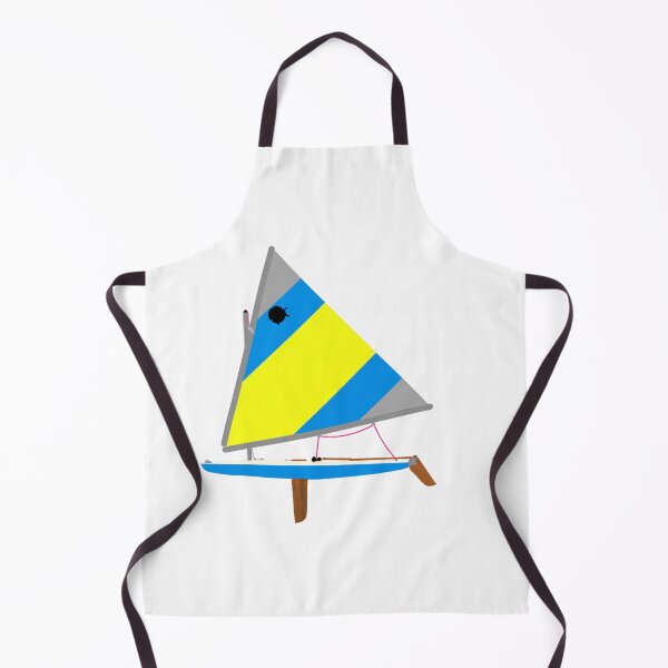 Item preview, blue/yellow/grey sunfish sailboat designed and sold by k4tec4rter.