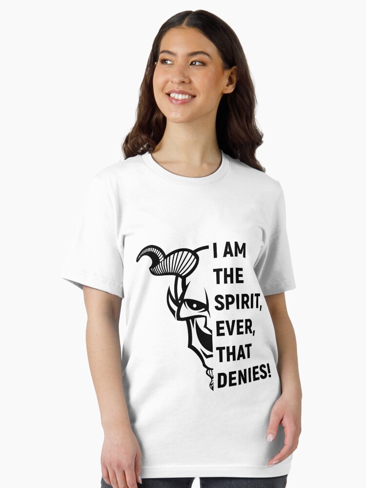 Thumbnail 1 von 7, Essential T-Shirt, i am the spirit, ever, that denies! designt und verkauft von dynamitfrosch.