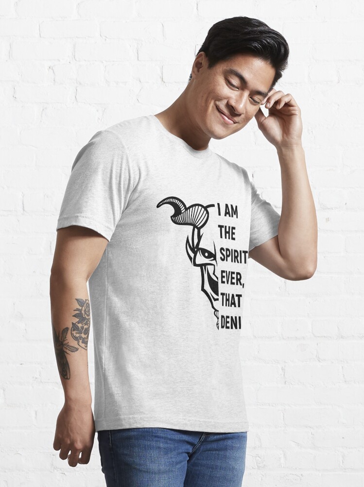 Thumbnail 3 von 7, Essential T-Shirt, i am the spirit, ever, that denies! designt und verkauft von dynamitfrosch.