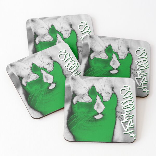 Item preview, Meowish / Logo - Bobette - Edition Greyish Light (Green Glue Version) designed and sold by Brazz Official.