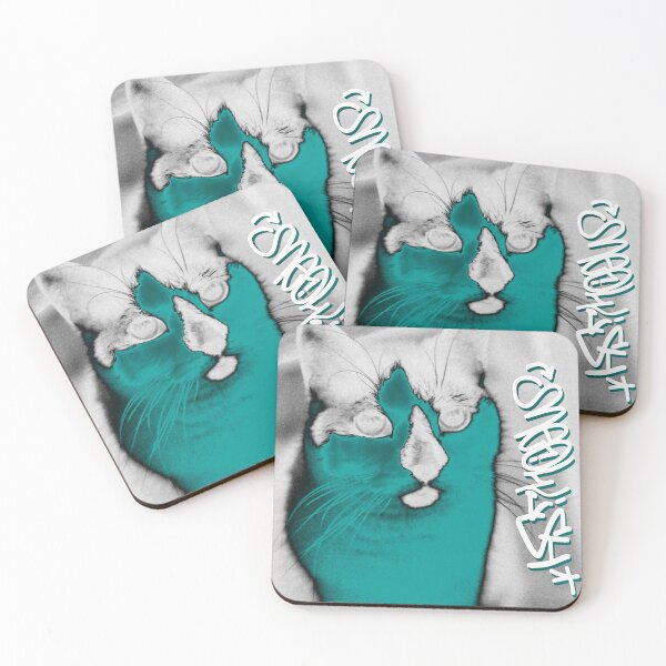 Item preview, Meowish / Logo - Bobette - Edition Greyish Light (Tealish Version) designed and sold by Brazz Official.