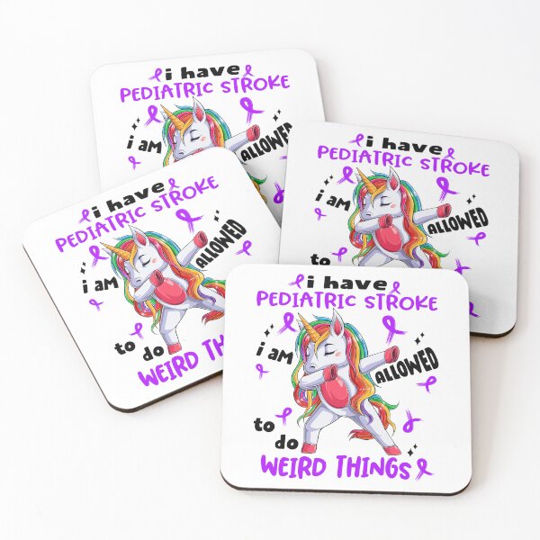 Item preview, Pediatric Stroke Awareness Funny I have Pediatric Stroke i'm allowed to do Weird Things! designed and sold by JanetShop809.