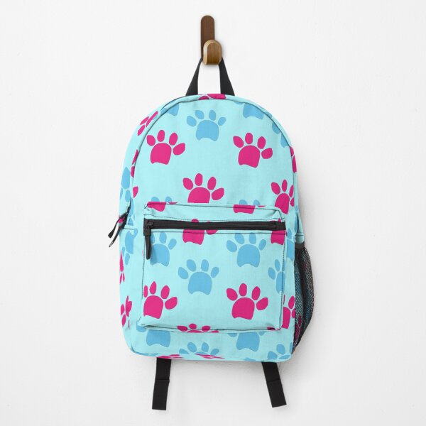 Item preview, Pink and blue paw prints designed and sold by Rachel the Artist .