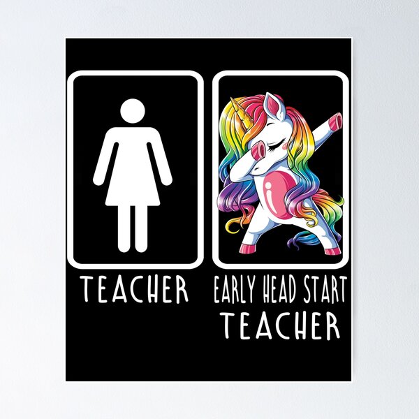 Item preview, Funny Unicorn Dabbing Teacher Early Head Start Teacher Back To School, First Day Of School Gifts designed and sold by StepnitzStore.