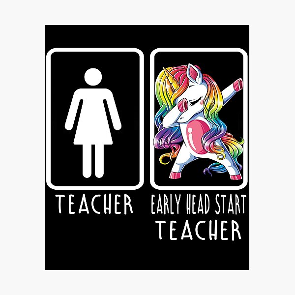 Item preview, Funny Unicorn Dabbing Teacher Early Head Start Teacher Back To School, First Day Of School Gifts designed and sold by StepnitzStore.