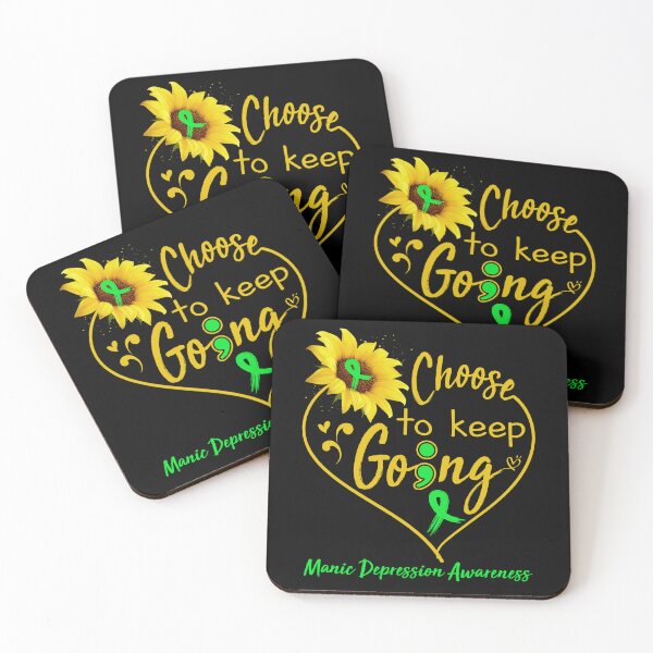 Item preview, Manic Depression Awareness Choose To Keep Going designed and sold by KirstybShop.