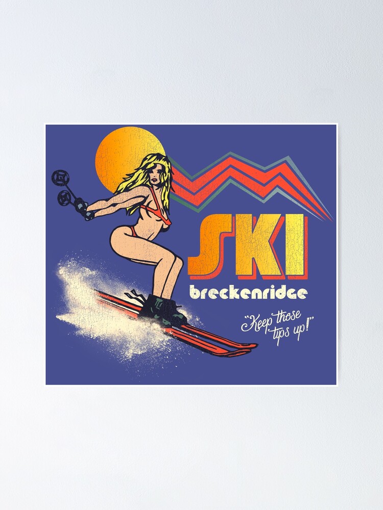 Ski Breckenridge 70s/80s Retro Souvenir Style Skiing