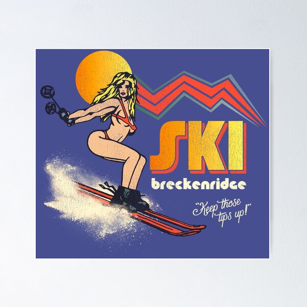 Ski Snowbird 70s/80s Retro Souvenir Style Skiing