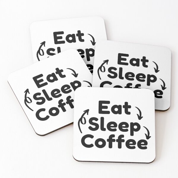 Item preview, Eat Sleep Coffee Repeat. Funny Coffee Lover Gift designed and sold by That Cheeky Tee.