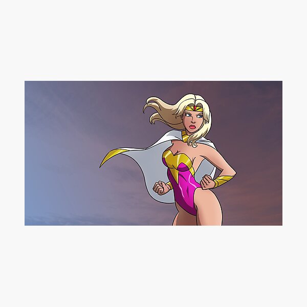 Superhero Butts - Girls Superheroine Butts LV Poster by Notsniw Art