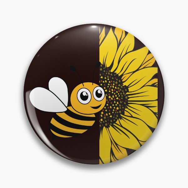Item preview,  COLOFULLYSUN FLOWER AND BEE PRINT. designed and sold by marie1919.