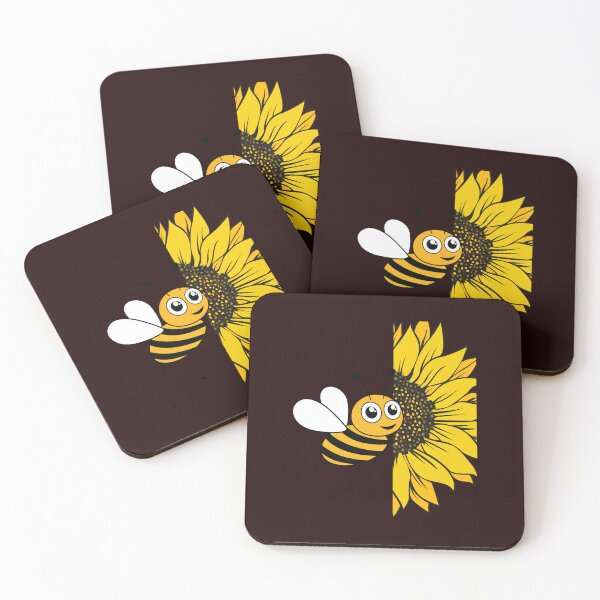 Item preview,  COLOFULLYSUN FLOWER AND BEE PRINT. designed and sold by marie1919.