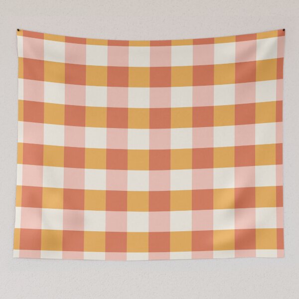 Item preview, sunset check designed and sold by freeinthelines.