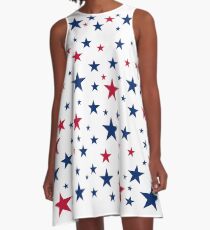 Vestido acampanado Estrellas americanas 4 de julio
