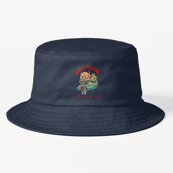 Hoppy Camper Frog Camping Bucket Hat for Sale by CampK80