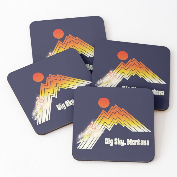 Item preview, Big Sky Montana 70s/80s Retro Souvenir Style Skiing designed and sold by ourkid.