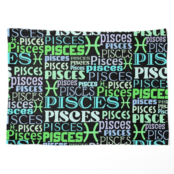 Retro All Over Pisces Pattern Pet Blanket