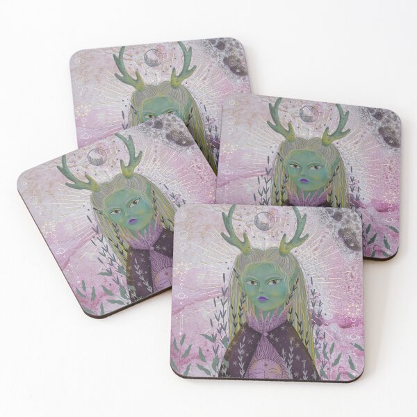 Item preview, Horned Goddess designed and sold by Edenglow Prints & Peculiars.