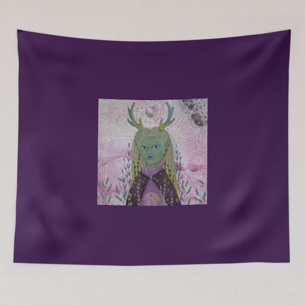Item preview, Horned Goddess designed and sold by Edenglow Prints & Peculiars.