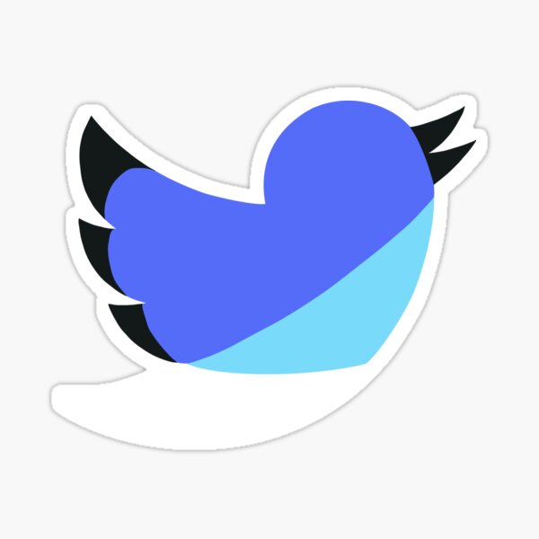 Twitter Bird Logo Stickers for Sale