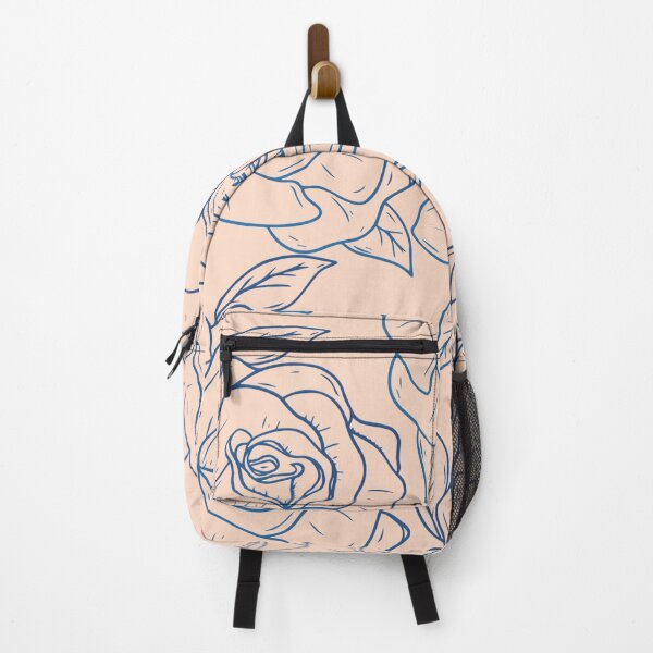 Item preview, Vintage Minimalistic Rose Floral Pattern On Peach designed and sold by GraphicsClub.