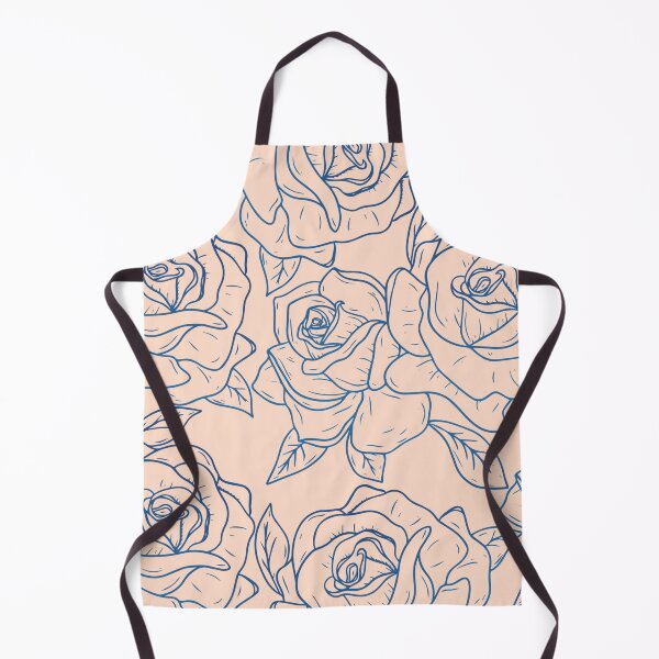 Item preview, Vintage Minimalistic Rose Floral Pattern On Peach designed and sold by GraphicsClub.