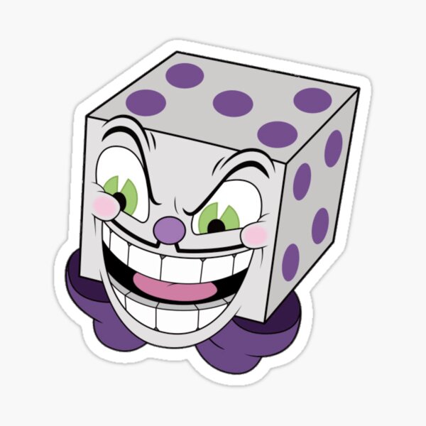 King Dice Sticker for Sale by ReeArt