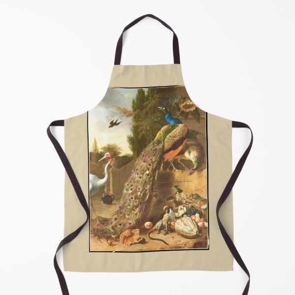 Item preview, Peacocks by Melchior d'Hondecoeter (digitally enhanced) designed and sold by Amanda1775.