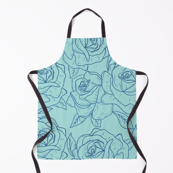 Item preview, Vintage Minimalistic Rose Floral Pattern On Light Teal designed and sold by GraphicsClub.