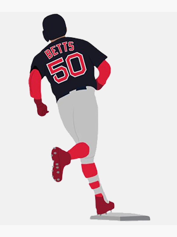 Mookie Betts Jersey Art Los Angeles Dodgers - Graphic Tees, Custom