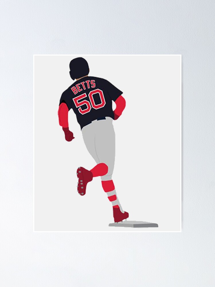 Mookie Betts LA Dodgers MLB Major League Art Wall Room Poster