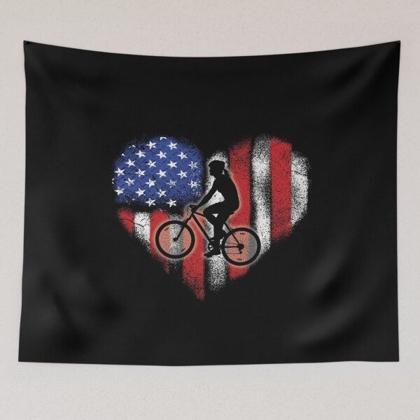 Item preview, I Love Cycling Girl USA designed and sold by GreatWest.