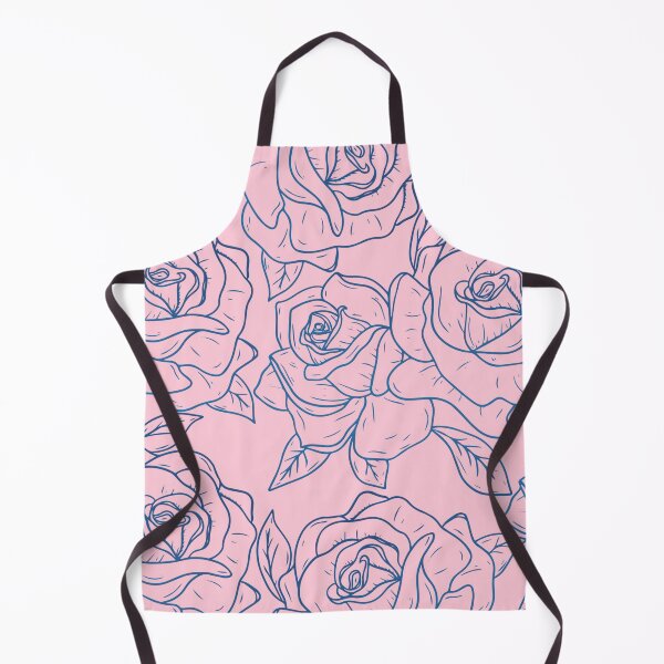 Item preview, Vintage Minimalistic Rose Floral Pattern On Pink designed and sold by GraphicsClub.