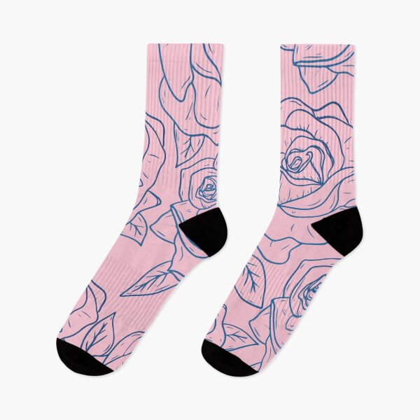 Item preview, Vintage Minimalistic Rose Floral Pattern On Pink designed and sold by GraphicsClub.
