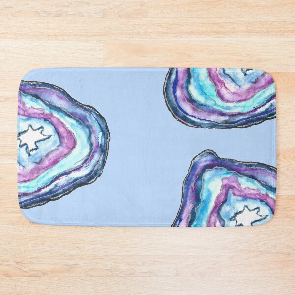 Item preview, Blue Watercolor Geode by Skye Rain Art designed and sold by Skye Rain.