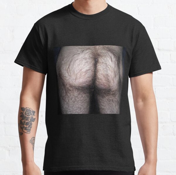 Culo peludo Camiseta clásica