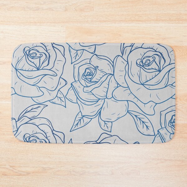 Item preview, Vintage Minimalistic Rose Floral Pattern On Grey designed and sold by GraphicsClub.