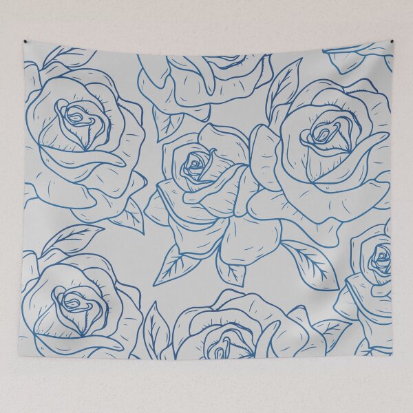 Item preview, Vintage Minimalistic Rose Floral Pattern On Grey designed and sold by GraphicsClub.