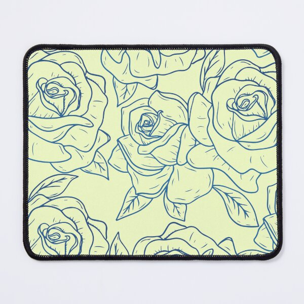 Item preview, Vintage Minimalistic RMse Floral Pattern On Ligtt Mint designed and sold by GraphicsClub.