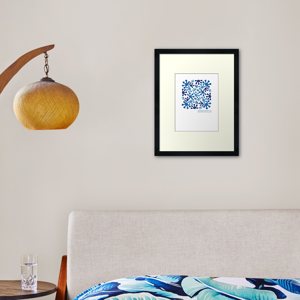 Item preview, Framed Art Print designed and sold by greengecko.